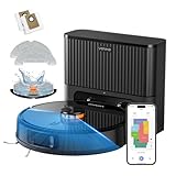 VONKO S6 Pro Saugroboter mit Wischfunktion und Absaugstation, 8000Pa...