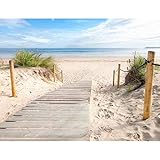 Fototapete Strand und Meer 352 x 250 cm Vlies Tapeten Wandtapete XXL...